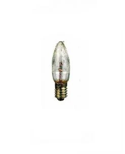 ELTRIC 3-er Set Topkerze geriffelt für Lichterkette , Innen und Außen geeignet