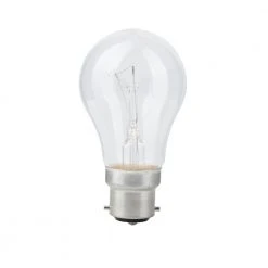 Schiefer A60 B22 Leuchtmittel klar - 100W