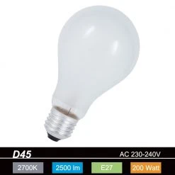 Schiefer A80 Leuchtmittel 200W matt E27 stoßfest