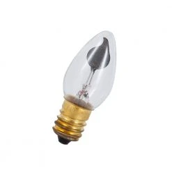Bailey C35 Kerze, Flackerkerze klar, 3 Watt, E14