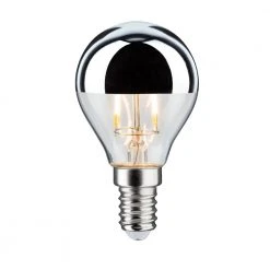 Paulmann D45 LED Tropfen Kopfspiegel E14 2,5W 2700K - Kopfverspiegelt silber Filament