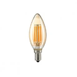Sigor E14 C35 LED Kerze Filament Gold 2,5W 2400K 200lm