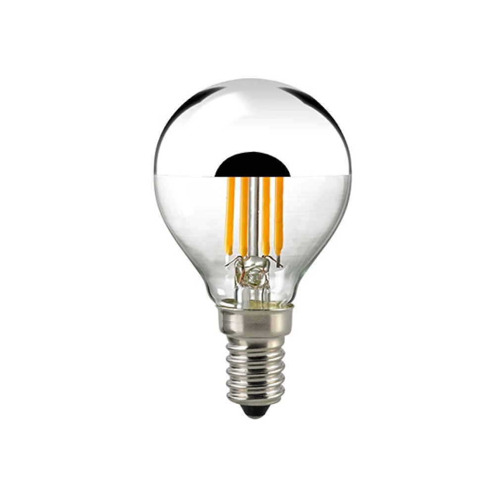 Sigor E14 D45 LED Kopfverspiegelt silber 2,5W 2700K 180lm