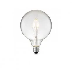 Leuchten Direkt E27 Globe125 LED Filament Leuchtmittel 4W 2700K Klarglas
