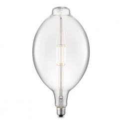 Leuchten Direkt E27 LED Filament Deko Leuchtmittel 4W 2700K Klarglas H 33cm