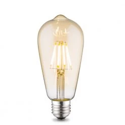 Leuchten Direkt E27 4W LED Filament Edison Design Amber H 14cm
