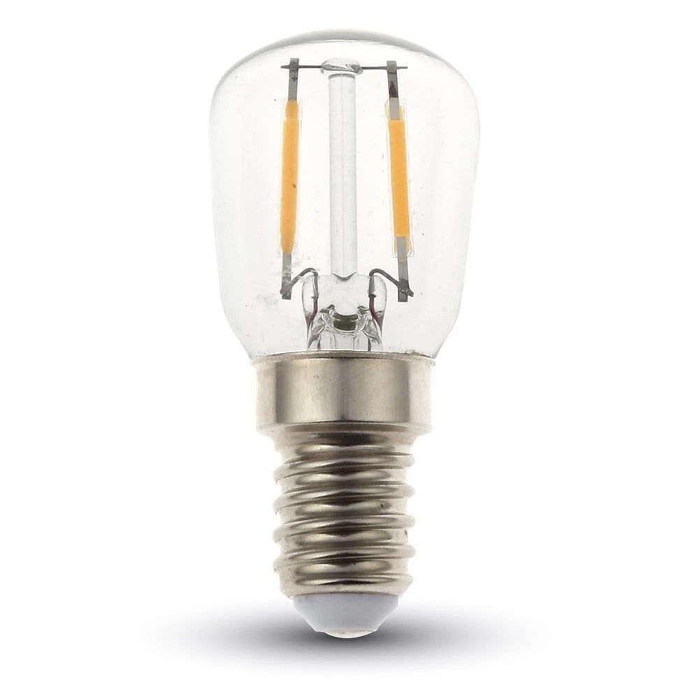 V-TAC LED Filament Leuchtmittel in Birnenform E14 2 Watt 180Lumen