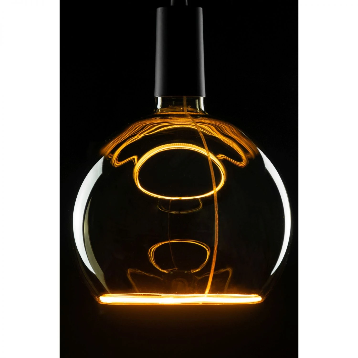 Segula LED Lampe Floating Globe R200 smokey black E27 8 Watt 1900 Kelvin warmweiß extra dimmbar – Bild 2
