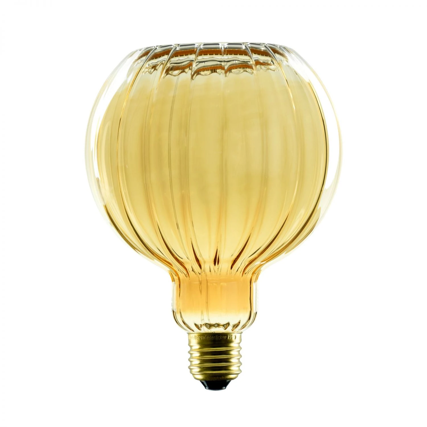 Segula LED Lampe Floating Globe R125 straight gold E27 8 Watt 1900 Kelvin warmweiß extra dimmbar