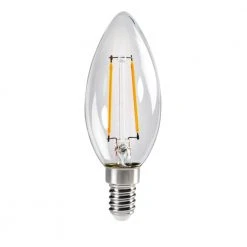 Kanlux LED Leuchtmittel, E14, Kerzenform, klar, neutralweiß, 4,5W