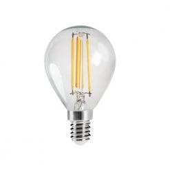 Kanlux LED Leuchtmittel, E14, Tropfen, klar, warmweiß, 4,5W