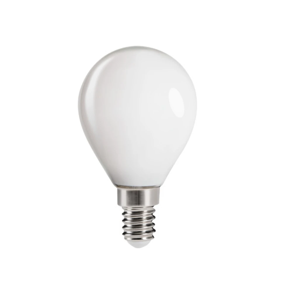 Kanlux LED Leuchtmittel, E14, Tropfen, opal, warmweiß, 4,5W o. 6W